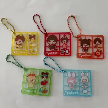 몬치치 플라스틱 모델 키링 전 5종 컴플리트