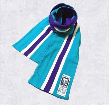 English Tradition 머플러 터콰이즈 리버서블 영국제