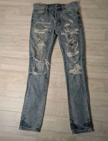 ksubi 데미지 데님 29 스키니 스비