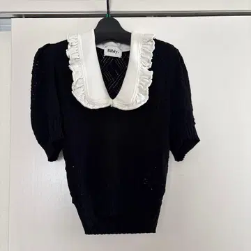 Bibiy 화이트 카라 썸머 니트