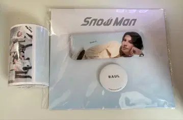 Snow Man 라울 캔뱃지 롤 접착식 메모지 세트