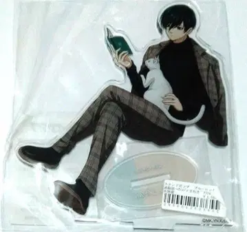 블루 록 이토시 린 아크릴 스탠드 고양이 장난