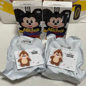 POPMART 미키 패밀리 미키 패밀리 칩 데일