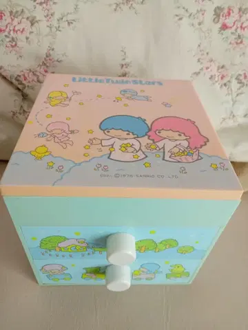 초레어 쇼와 레트로 키키라라 플라스틱 가슴 서랍 소품함