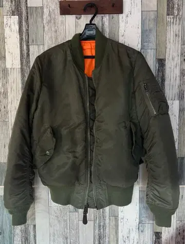 ALPHA MA-1 자켓 올리브 S