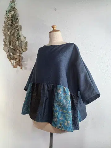 기모노 리메이크 상의 블라우스 풀오버