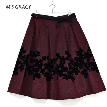 엠즈 그레이시 스커트 리본 포함 38