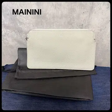 미사용 택 포함 MAININI 라이트 그레이 클러치백 카드 케이스