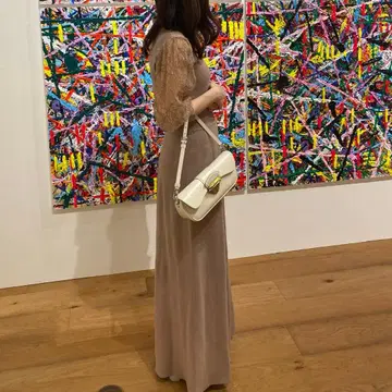 레이스 슬리브 니트 원피스 드레스 결혼식