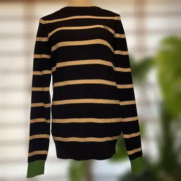 Lacoste 스트라이프 니트 스웨터