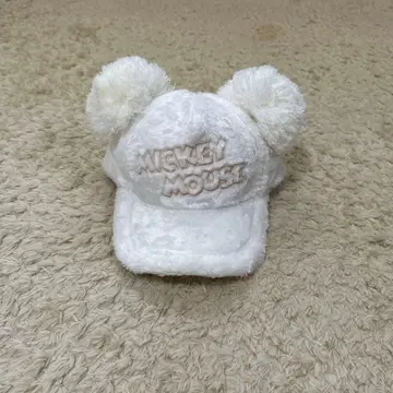 미키마우스 화이트 팬 캡 58cm