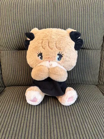 mikko characters BLACK RIBBON 봉제 인형 라떼