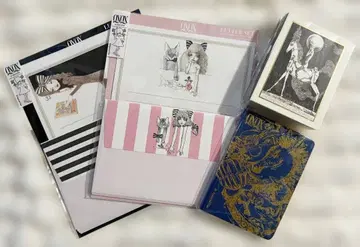 QXQX 우노 아키라 레터 세트 & 소프트 커버 노트 등 4점 세트