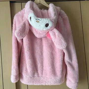 마이멜로디 마이멜로디 에메필 후드티 복슬복슬 핑크