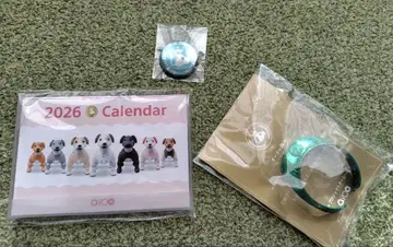 aibo 목걸이 2026년 달력 캔뱃지 세트