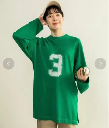 CHILD WOMAN 풋볼 롱T