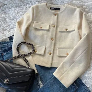 [선착순 금일 한정 SALE] ZARA 노카라 자켓 XS