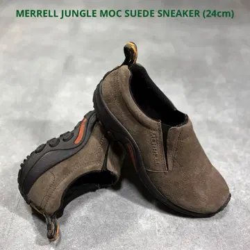 [미사용품급] 머렐 정글 모크 스웨이드 스니커즈 24cm 브라운