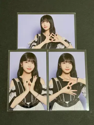 노기자카46 쿠보 시오리 Same numbers 컴프 미니 브로마이드 1