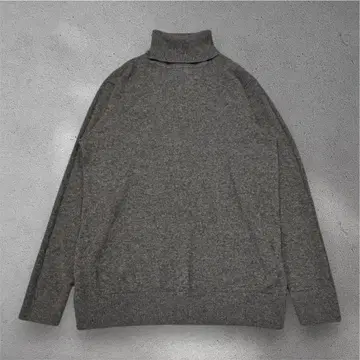 유니클로 캐시미어 100% 터틀넥 그레이 XL 니트