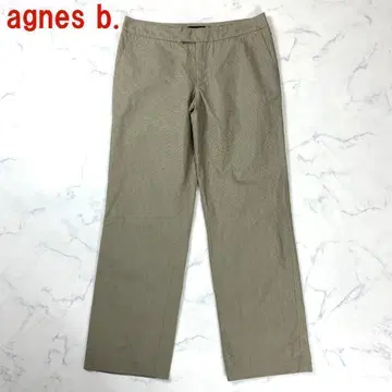 A2680 에네스베 캐주얼 팬츠 라이트 브라운 체크 M 상당