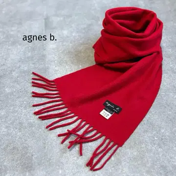 [미사용품급] 이탈리아제 에네스베 울 머플러 여성용 캐주얼