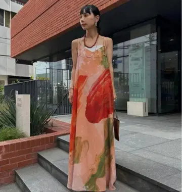 [밑단 기장 수선 완료 특가] 3WAY 아트 프린트 원피스만