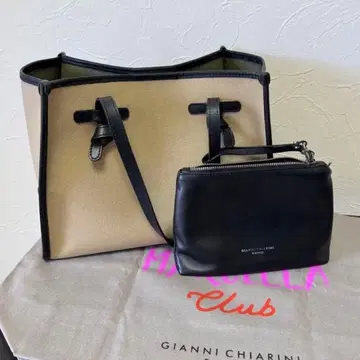 GIANNI CHIARINI 멀체라 토트백 S 파우치 토트백 포함