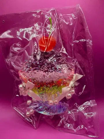 키라키라 선생님 레인보우 빙수 체리