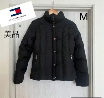 새상품급 TOMMY HILFIGER 블랙 다운 자켓 M 사이즈