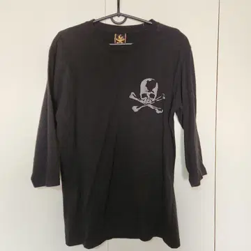 ROEN 블랙 롱 슬리브 T셔츠 L