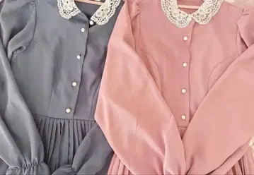 아오키 미사코 시마무라 플리츠 원피스 2벌 세트