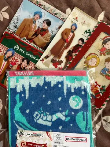 로손 x Mrs. GREENAPPLE 비주얼 시트 4종 제일복권 G상