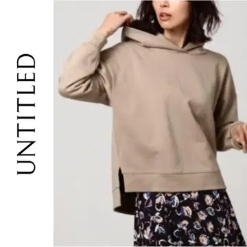 UNTITLED 코튼 후디 풀오버