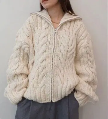 todayful Volume Handknit Cardigan