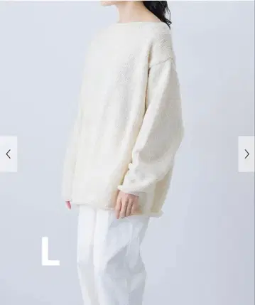 L 택 포함 새상품 카구레 2 사이즈 전개 페루 보트넥 니트 어반 리서치