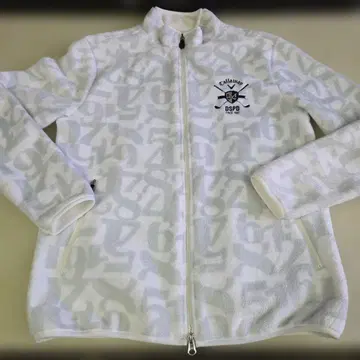 Callaway DSPD 플리스 자켓 화이트 L 사이즈