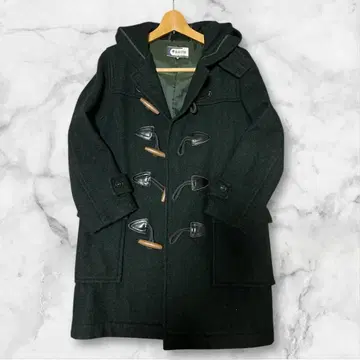 BUBSTAG 다크 그린 더플 코트 후드 부착 M 사이즈 일본제