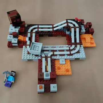정품 LEGO 마인크래프트 21130 암흑계의 선로