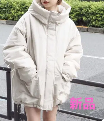 tiptop 충전솜 몬스터 후드 블루종