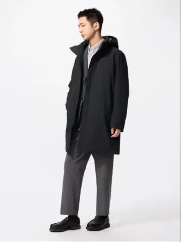UNIQLO 하이브리드 코트 남성용