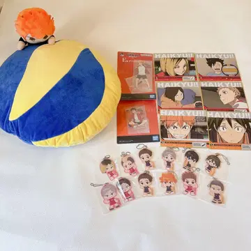 제일복권 극장판 하이큐!! 쓰레기장의 결전 2 세트 판매 쿠션