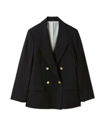 [ 새상품급 ] 금장 버튼 더블 브레스트 롱 블레이저 미라 오웬