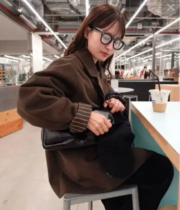 kastane eguchi 기획 울 라이크 자켓 브라운