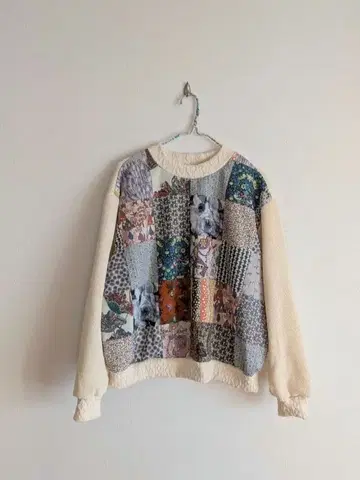 패치워크 풀오버 리버티 핸드메이드