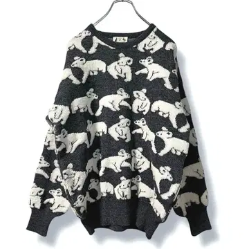 새상품급 인기 코알라 패턴 스웨터 3D 니트 18 호주