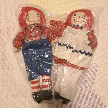라가디 인형 앤 & 앤디 2체 세트 빨간색 머리 앤티크 빈티지 페어