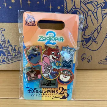 디즈니 디즈니 스토어 주토피아 2 핀 배지 Zootopia