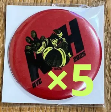 불꽃 소방대 캔뱃지 코단샤 USA 5개 세트