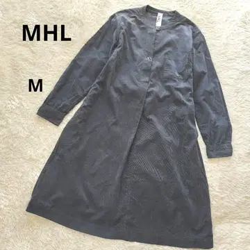 MHL 마가렛호웰 코듀로이 원피스 밴드 카라
